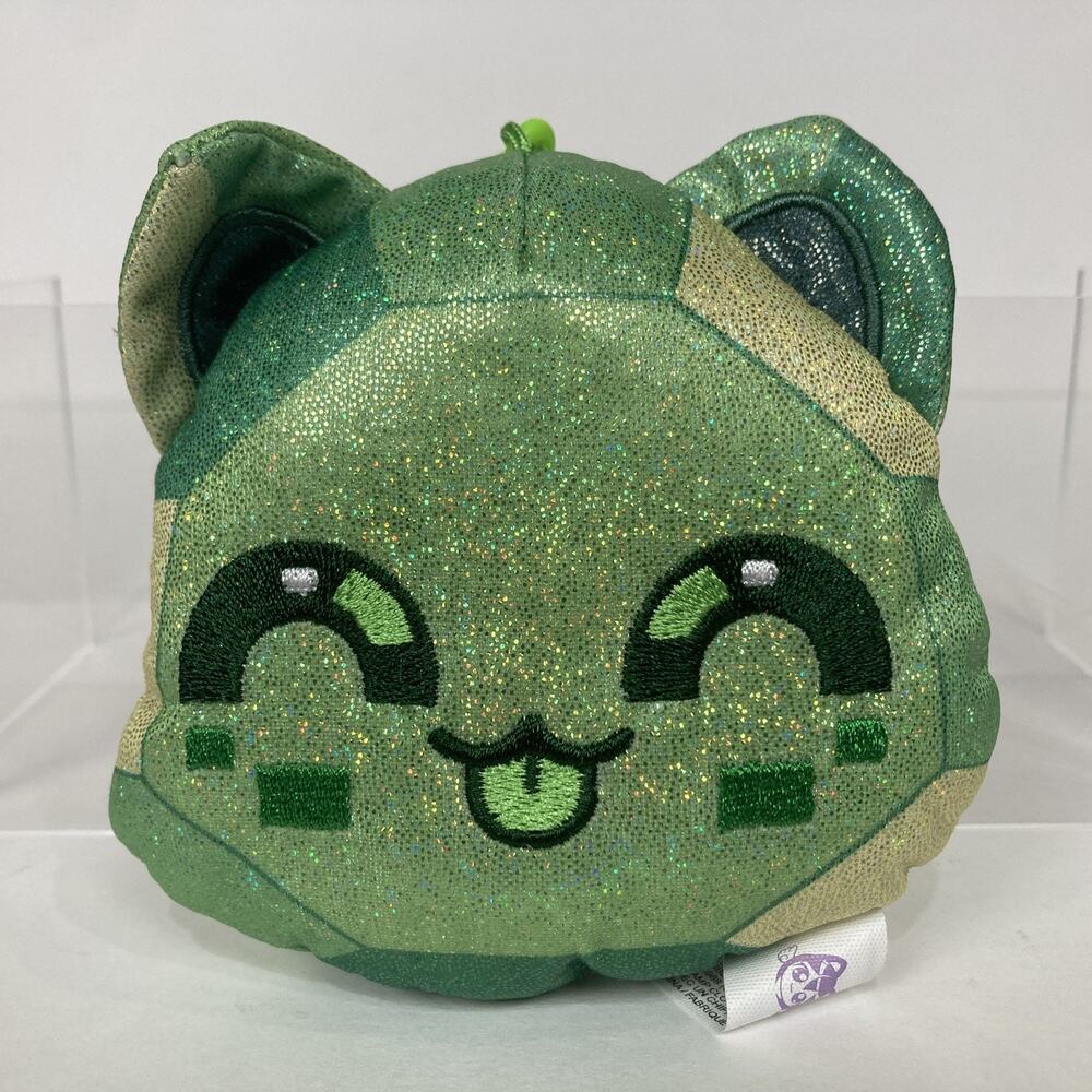 Aphmau MeeMeows Celestial Backpack Keychain Clip-On Plush Green EMERALD Cat